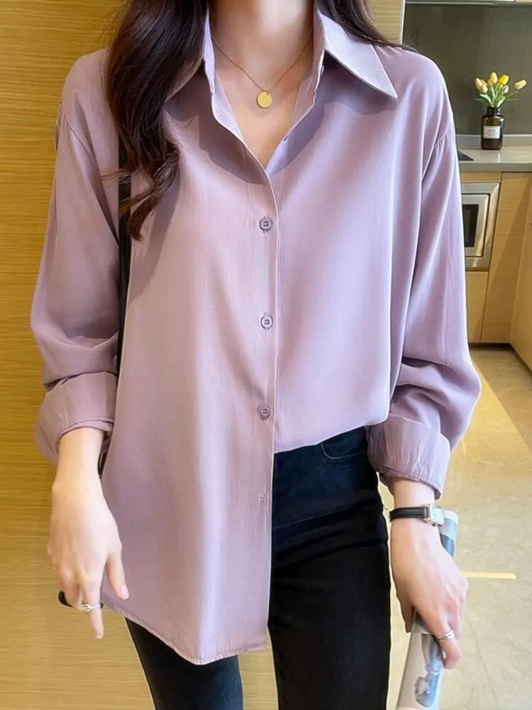 Solid Color Sunscreen Shirt