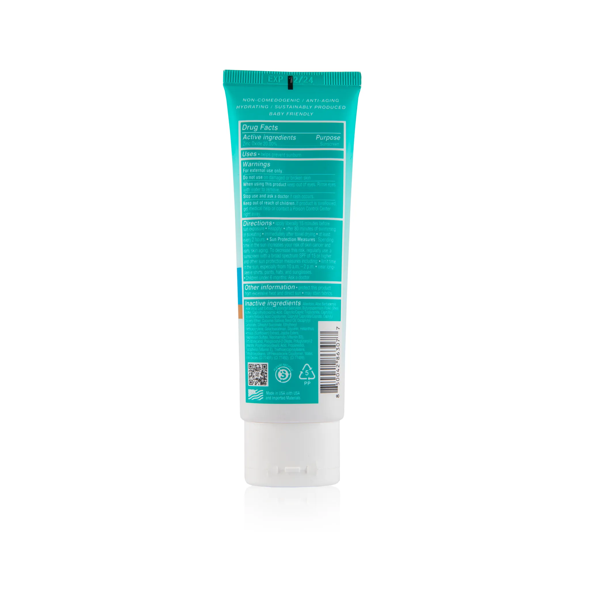 SPF50 Mineral Sunscreen Lotion 3oz. - TINTED