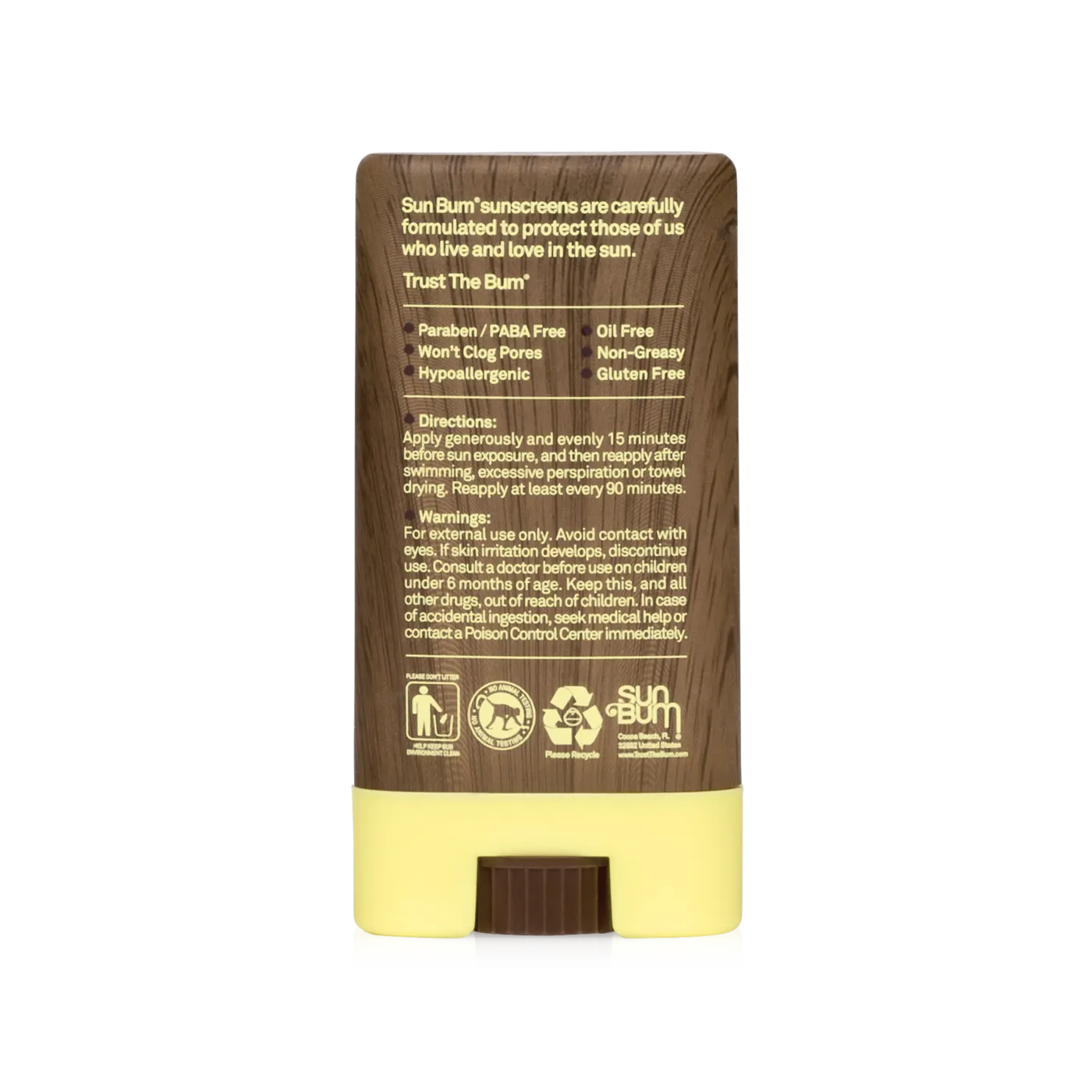 Sun Bum Original SPF 30 Sunscreen Face Stick