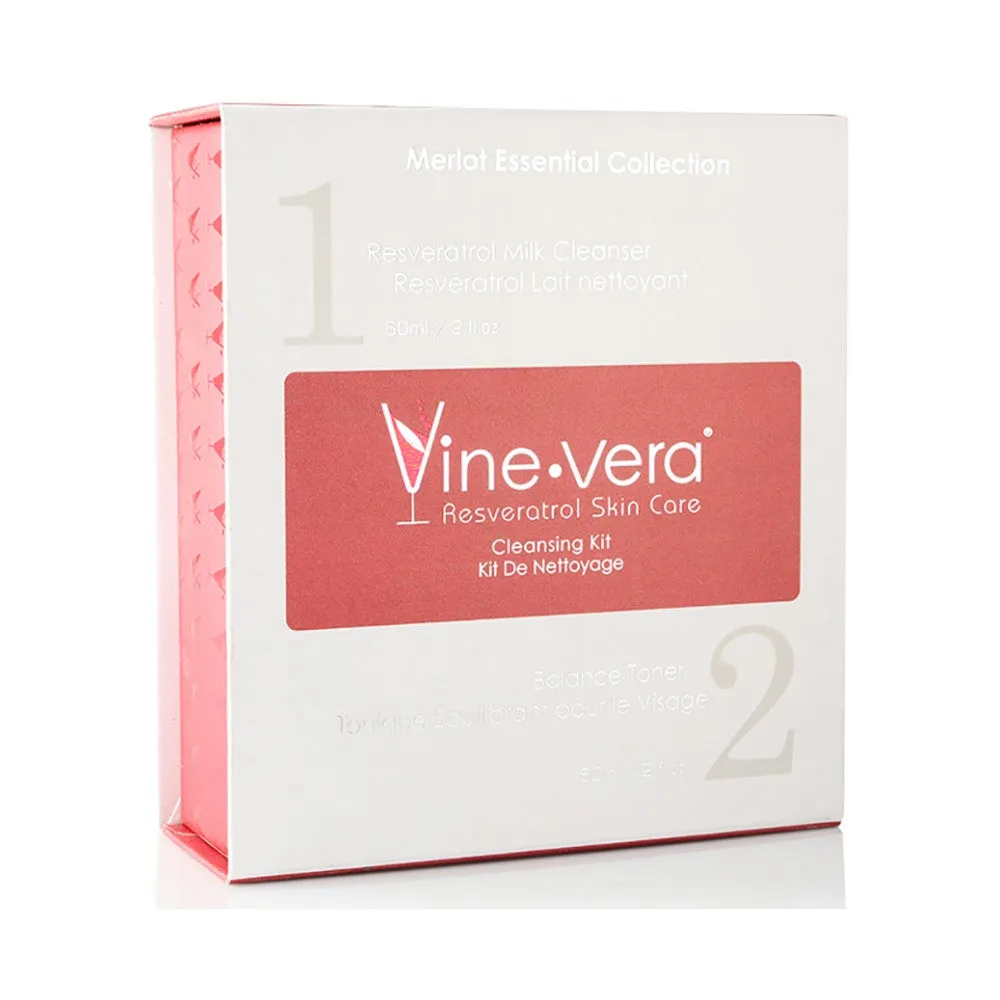 Vine Vera Resveratrol Merlot 2 Step Cleansing Kit